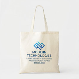 Modern bedrijf voor cyberbeveiligingscomputertechn tote bag