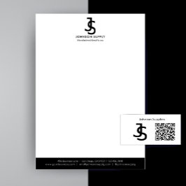 Modern Bedrijfs Aangepast Bedrijfsmonogramlogo Briefhoofd