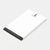 Modern Bedrijfs Custom Bedrijfsmonogramlogo Post-it® Notes (Schuin)