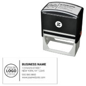 Modern bedrijfsadres met groot rendement zelfinktende stempel (In situ)