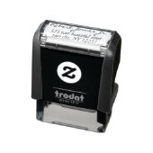 Modern bedrijfsadres met professioneel logo zelfinktende stempel (Product)