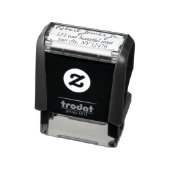 Modern bedrijfsadres met professioneel logo zelfinktende stempel (Product)