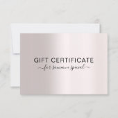 MODERN BEDRIJFSCERTIFICAAT, cadeau voor u (Voorkant)