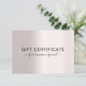 MODERN BEDRIJFSCERTIFICAAT, cadeau voor u (Staand voorkant)