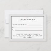 MODERN BEDRIJFSCERTIFICAAT TROPISCH cadeau voor u (Achterkant)