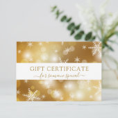 MODERN BEDRIJFSCRISTMAS CERTIFICEREN cadeau voor u (Staand voorkant)