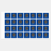 Modern bedrijfslogo en bedrijfswebsite labels (Vel)