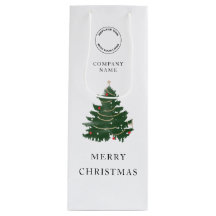 Modern Bedrijfslogo Prettig Kerstboom