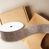 Modern bedrijfsmerk Beige Packaging Business Logo Grosgrain Lint