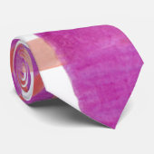 Modern bedrijfspatroon Abstrac Blue Roze Stropdas (Opgerold)