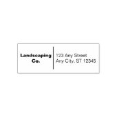 Modern bedrijfsretouradres Zelfinkkend Stamper Zelfinktende Stempel (Design)