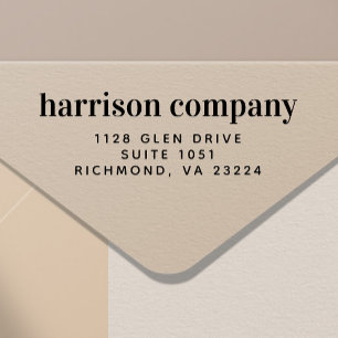 Modern bedrijfsretouradres  zelfinktende stempel