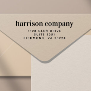 Modern bedrijfsretouradres zelfinktende stempel