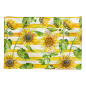 Modern Bedroom Pillowcases FlowersPattern Matching Kussensloop (Achterkant-Links)