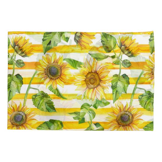 Modern Bedroom Pillowcases FlowersPattern Matching Kussensloop (Achterkant-Links)