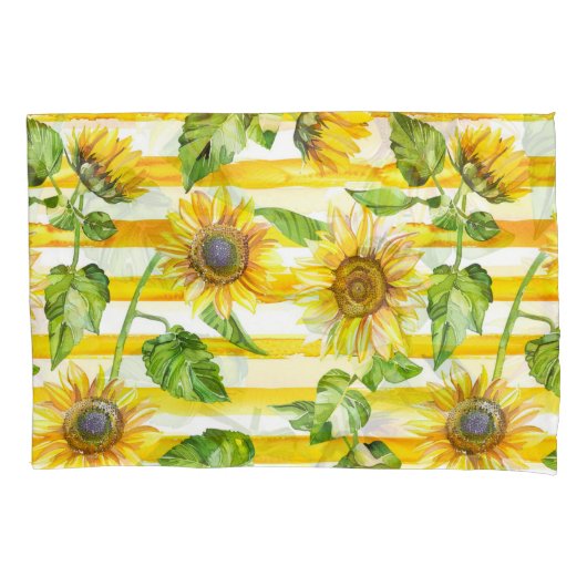 Modern Bedroom Pillowcases FlowersPattern Matching Kussensloop (Voorkant-Links)