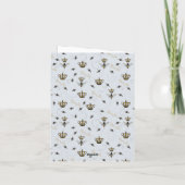 Modern Bee-Lieve in Your Journey Afstuderen Kaart (Achterkant)