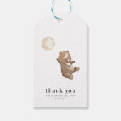 Modern Beer ballon Baby shower Hartelijk dank Cadeaulabel (Voorkant)