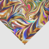 Modern behang psychedelische achtergrond Afstudere Tissuepapier (Detail)