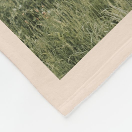 Modern Beige 7 foto paar collage Fleece Deken (Hoek)