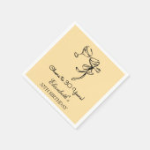 Modern Beige Cheers naar 30 jaar Verjaardag servet (Hoek)