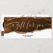 Modern Beige Earth Certificate Cadeaukaart Voeg Lo (Voorkant / Achterkant)