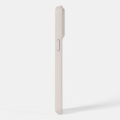 Modern beige eminine Script - Aangepaste naam iPhone Hoesje (Rechterkant)