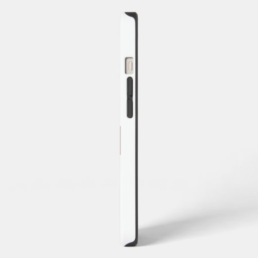 Modern Beige en Wijn Monogram iPhone Hoesje (Linkerkant)