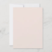 Modern Beige en Wijn Monogram Notitiekaartje (Achterkant)