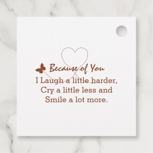 Modern Beige Friends Forever Foto Collage Bedankjes Labels (Achterkant)