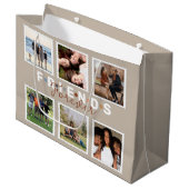 Modern Beige Friends Forever Foto Collage Groot Cadeauzakje