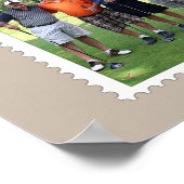 Modern Beige Friends Forever Foto Collage Poster (Hoek)
