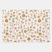 Modern Beige kerstinpakpapier Inpakpapier Vel (Voorkant)