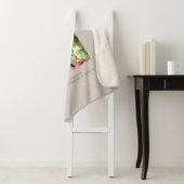 Modern Beige Mama Kinder Foto Moederdag Sherpa Deken (In situ)