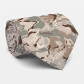 Modern Beige Marble Stropdas (Opgerold)