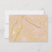 Modern Beige Marble Vrijgezellenfeest - Hartelijk  Bedankkaart (Achterkant)