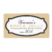 MODERN  BEIGE | PERSOONLIJKE STICKER (Voorkant)