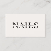 Modern, Beige, QR-code Visitekaartje (Voorkant)