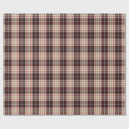 Modern beige ruit cadeaupapier