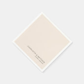 Modern beige servet (Hoek)