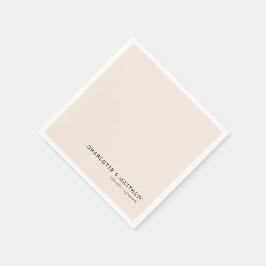 Modern beige servet (Hoek)