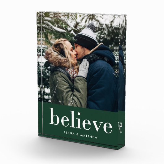 Modern Believe | Uw feestdag Foto op Rich Green (Rechts)