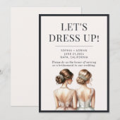 Modern... ben je mijn Bridesmaid Kaart. Kaart (Voorkant / Achterkant)