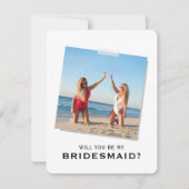 Modern, ben je mijn Bridesmaid? Voorstel (Voorkant)