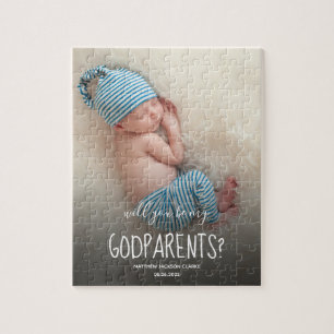 Modern... ben jij mijn godouders Baby Legpuzzel