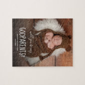 Modern... ben jij mijn godouders Baby Legpuzzel (Horizontaal)