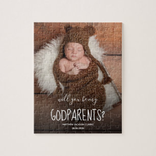 Modern... ben jij mijn godouders Baby Legpuzzel
