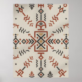 Modern Berber lijn kunst muurdecoratie poster (Voorkant)
