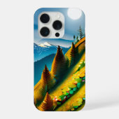 Modern Berglandschap iPhone Hoesje (Achterkant)