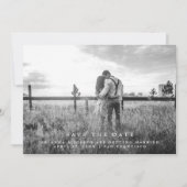 Modern bericht | De datumfoto opslaan Save The Date (Voorkant)